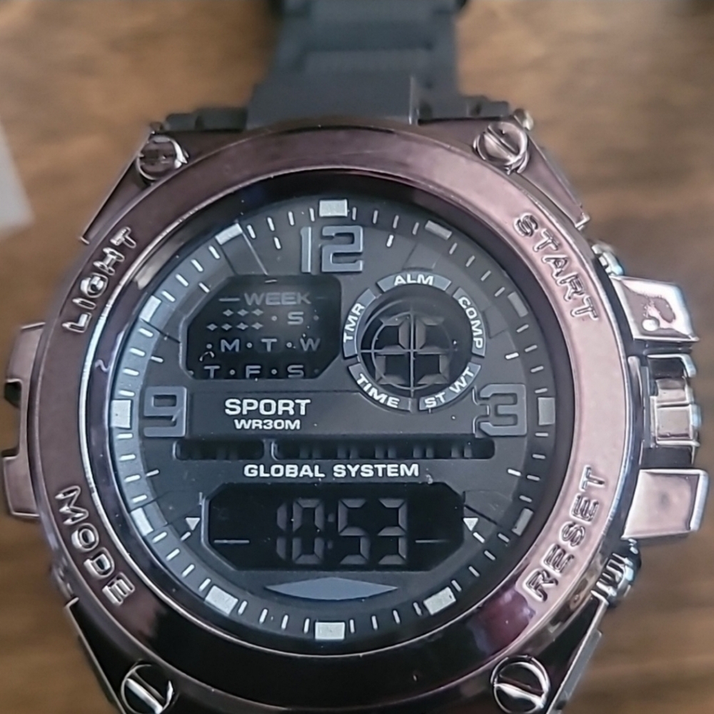 Sport WR30M Digital Watch